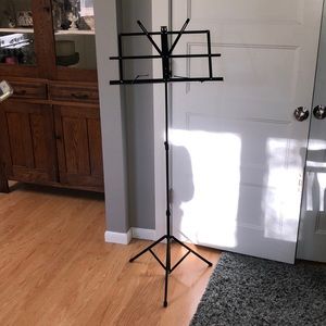 Black and Silver Sheet Music Stands